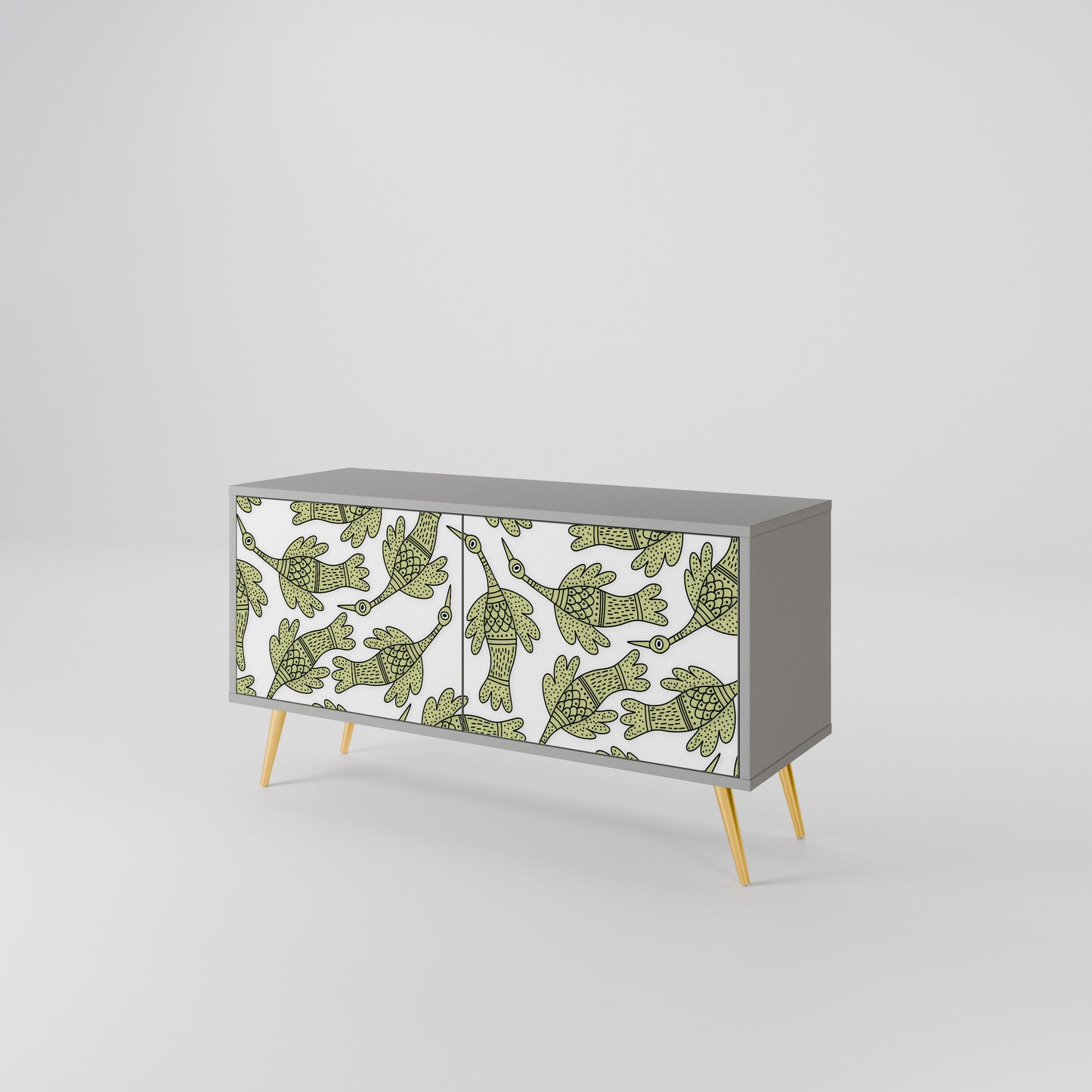 SEEDLING SONGBIRD Compact 2-Door TV Cabinet