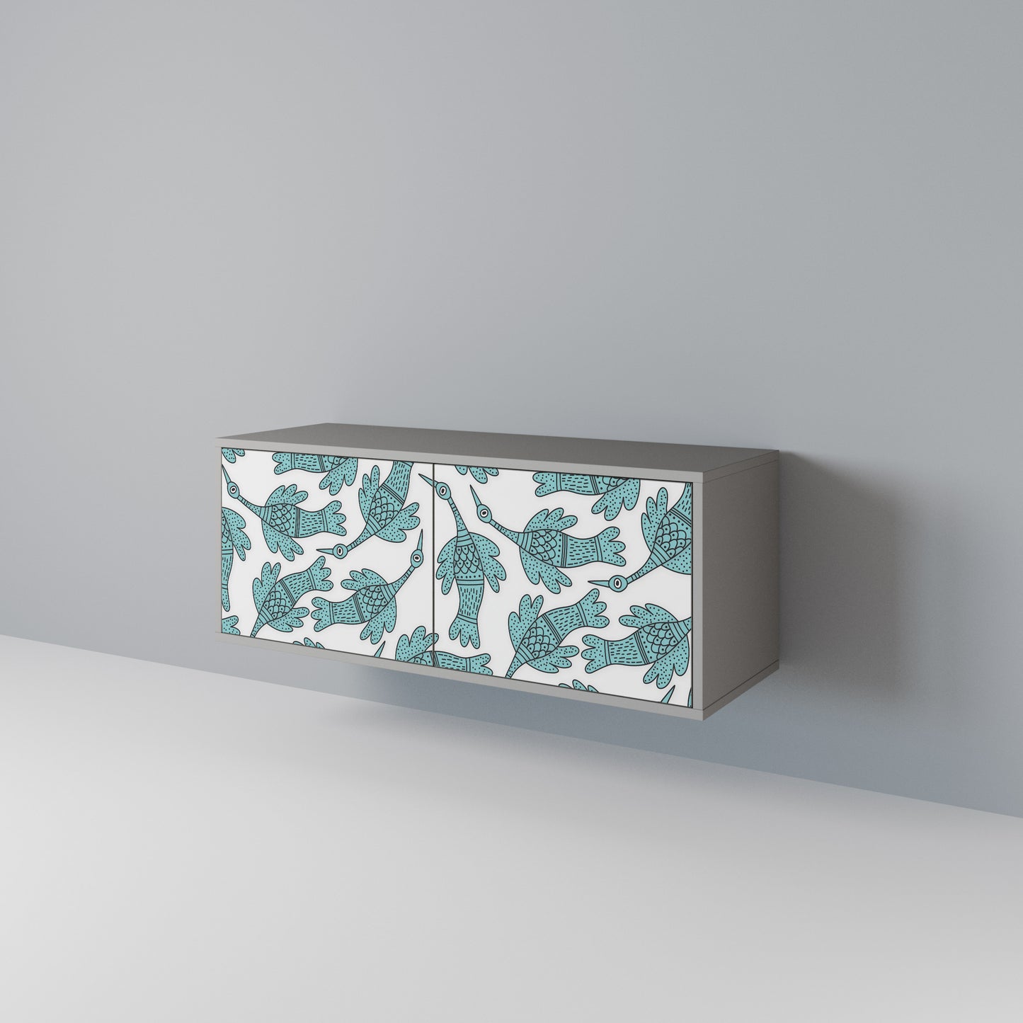 WATERSPOUT SONGIBIRD Compact 2-Door TV Cabinet