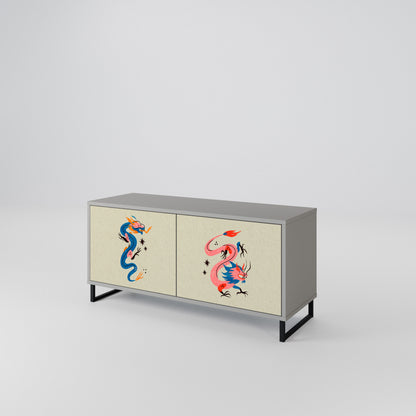 MYTHOLOGICAL CREATURES Mobile TV Compatto a 2 Ante