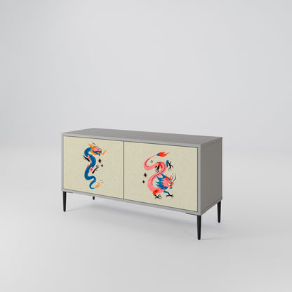 MYTHOLOGICAL CREATURES Mobile TV Compatto a 2 Ante