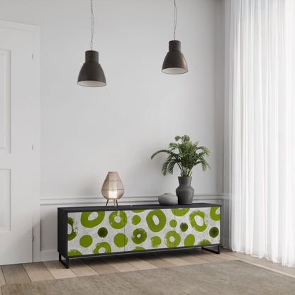 GREEN RHAPSODY Mobile TV a 3 ante con finitura nera
