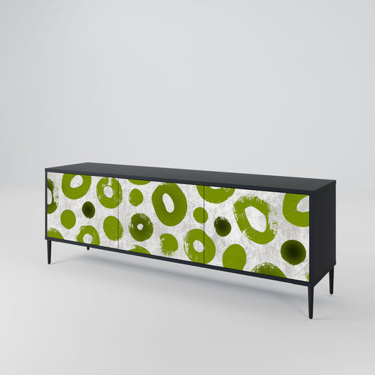 GREEN RHAPSODY Mobile TV a 3 ante con finitura nera