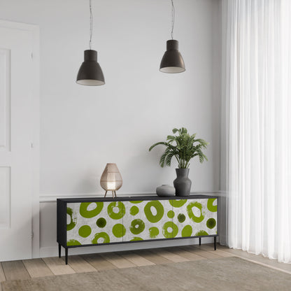 GREEN RHAPSODY Mobile TV a 3 ante con finitura nera