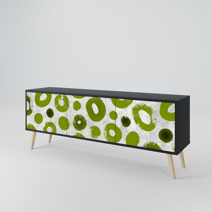 GREEN RHAPSODY Mobile TV a 3 ante con finitura nera