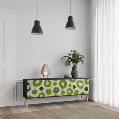 GREEN RHAPSODY Mobile TV a 3 ante con finitura nera
