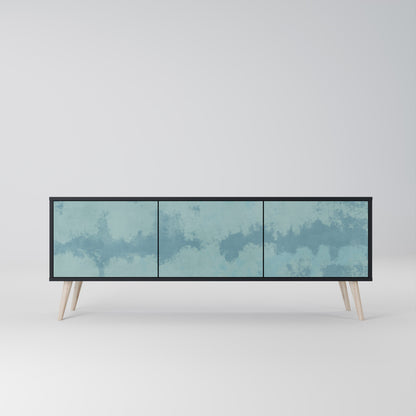 Mobile TV SKY WASH a 3 ante con finitura nera
