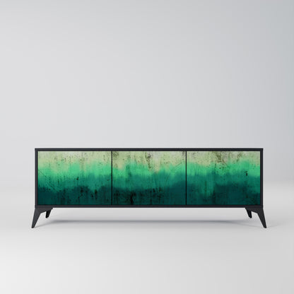 Mobile TV NORTHERN LIGHTS a 3 ante con finitura nera