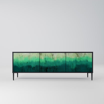 Mobile TV NORTHERN LIGHTS a 3 ante con finitura nera