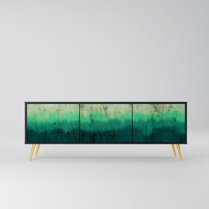 Mobile TV NORTHERN LIGHTS a 3 ante con finitura nera