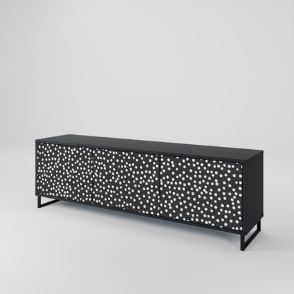 Mobile TV BLINDING LIGHTS a 3 ante con finitura nera