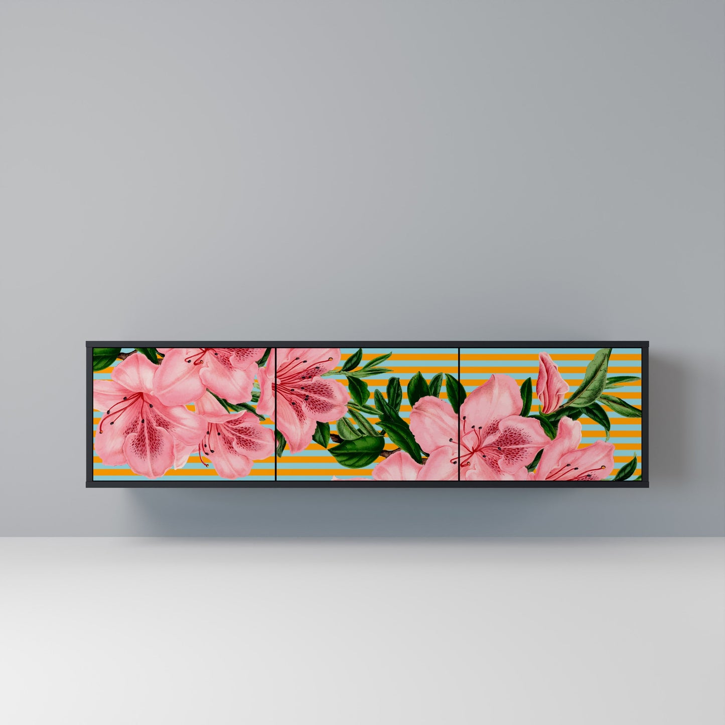 FRAGILE BEAUTY Mobile TV a 3 ante in finitura nera