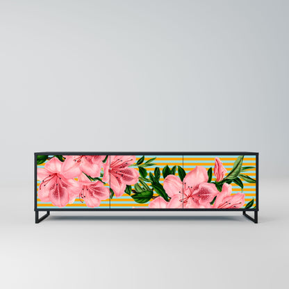 FRAGILE BEAUTY Mobile TV a 3 ante in finitura nera