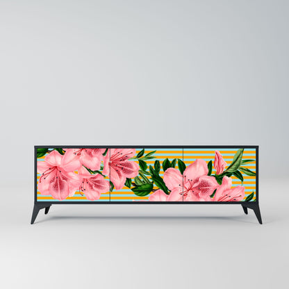 FRAGILE BEAUTY Mobile TV a 3 ante in finitura nera