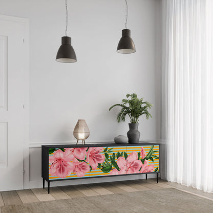 FRAGILE BEAUTY Mobile TV a 3 ante in finitura nera