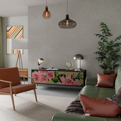 FRAGILE BEAUTY Mobile TV a 3 ante in finitura nera