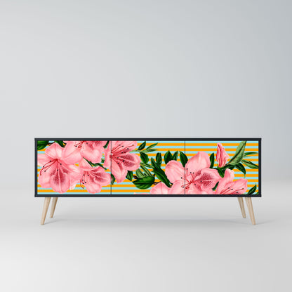 FRAGILE BEAUTY Mobile TV a 3 ante in finitura nera