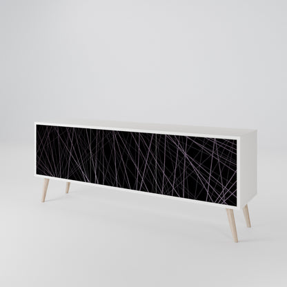 SHIMMER SPIDERGRAM Mobile TV a 3 Ante in Finitura Bianca