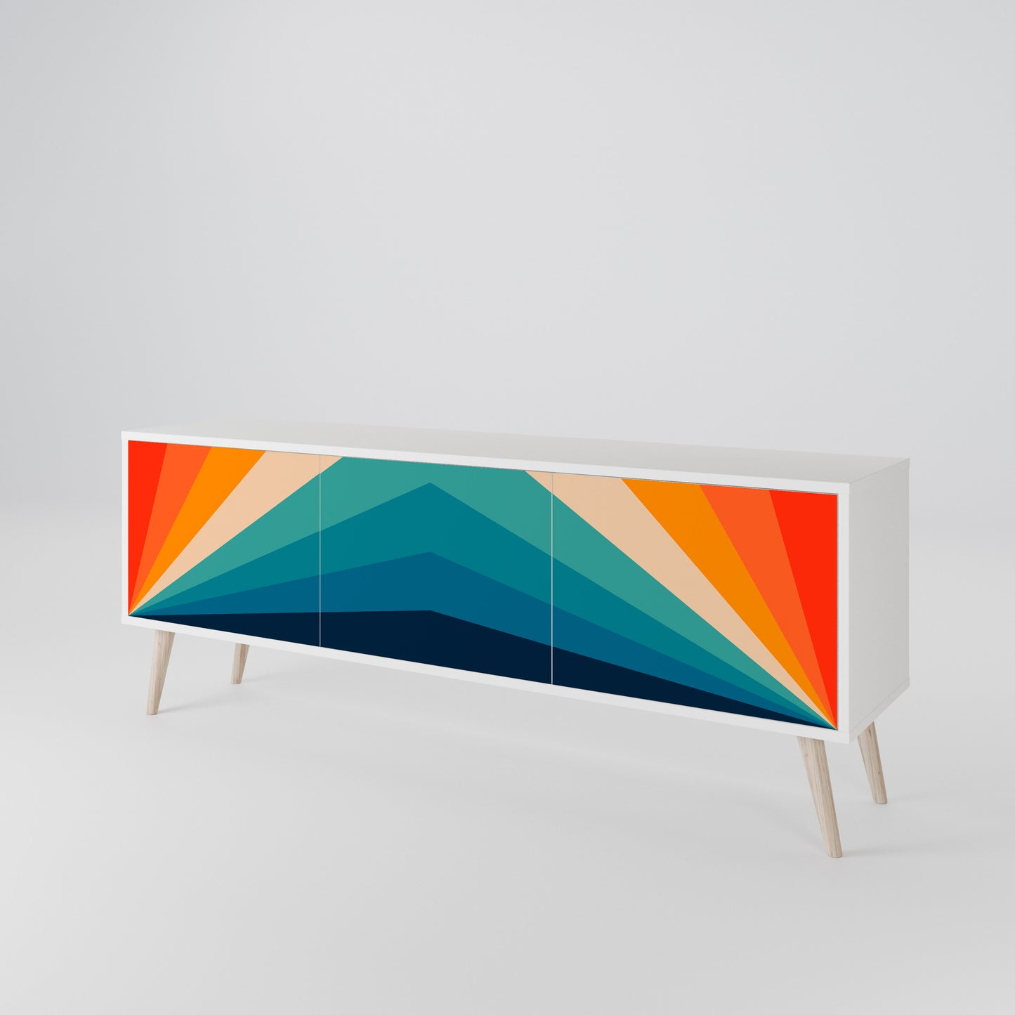 PRISM CONCUSSION Mobile TV a 3 Ante in Finitura Bianca