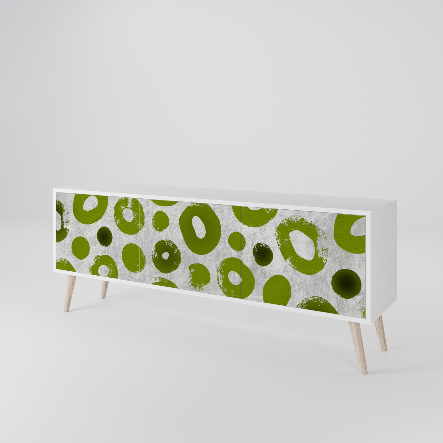 GREEN RHAPSODY Mobile TV a 3 Ante in Finitura Bianca