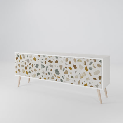 PIECES OF TOMORROW Mobile TV a 3 Ante in Finitura Bianca