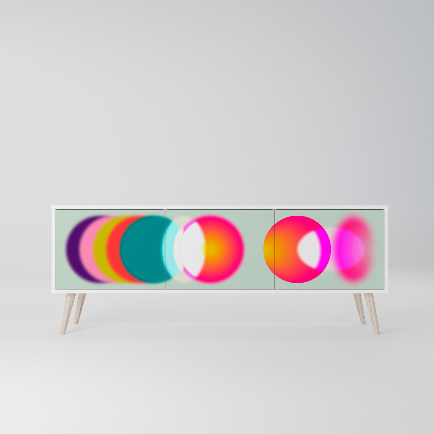 SYMPHONY OF COLORS Mobile TV a 3 Ante in Finitura Bianca