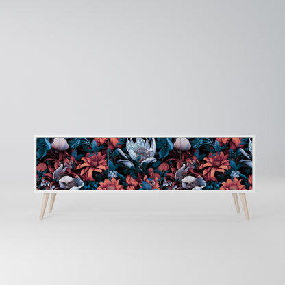 ETHEREAL BLOSSOMS Mobile TV a 3 Ante in Finitura Bianca