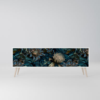 TWILIGHT BLOOM Mobile TV a 3 Ante in Finitura Bianca