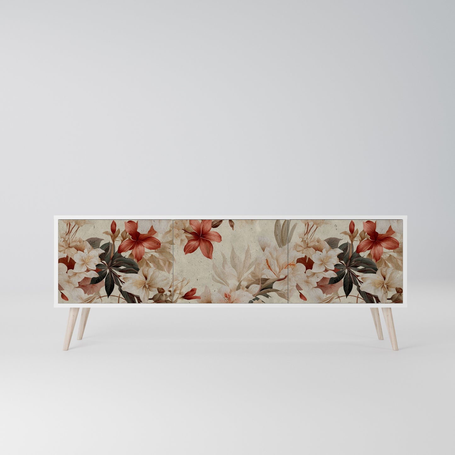 PETAL HARMONY Mobile TV a 3 Ante in Finitura Bianca