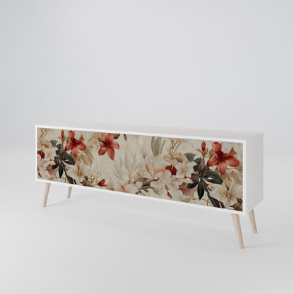PETAL HARMONY Mobile TV a 3 Ante in Finitura Bianca