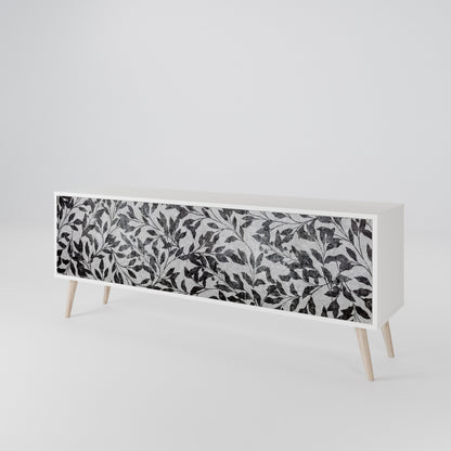 CHARCOAL SPROUT Mobile TV a 3 Ante in Finitura Bianca