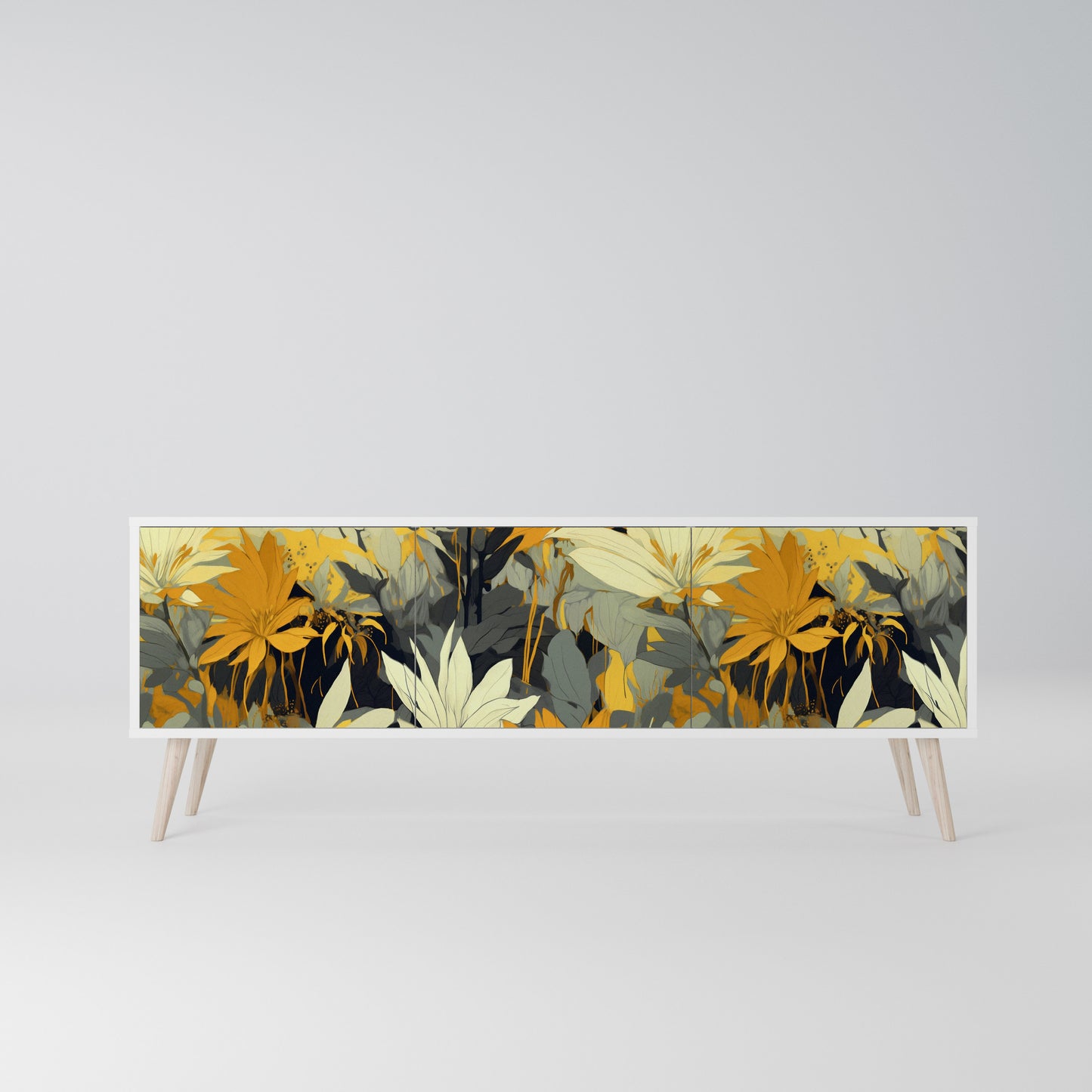 SUNKISSED LILY Mobile TV a 3 Ante in Finitura Bianca