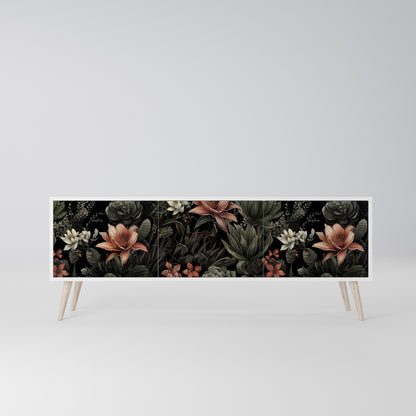 SECRET VERDURE Mobile TV a 3 Ante in Finitura Bianca