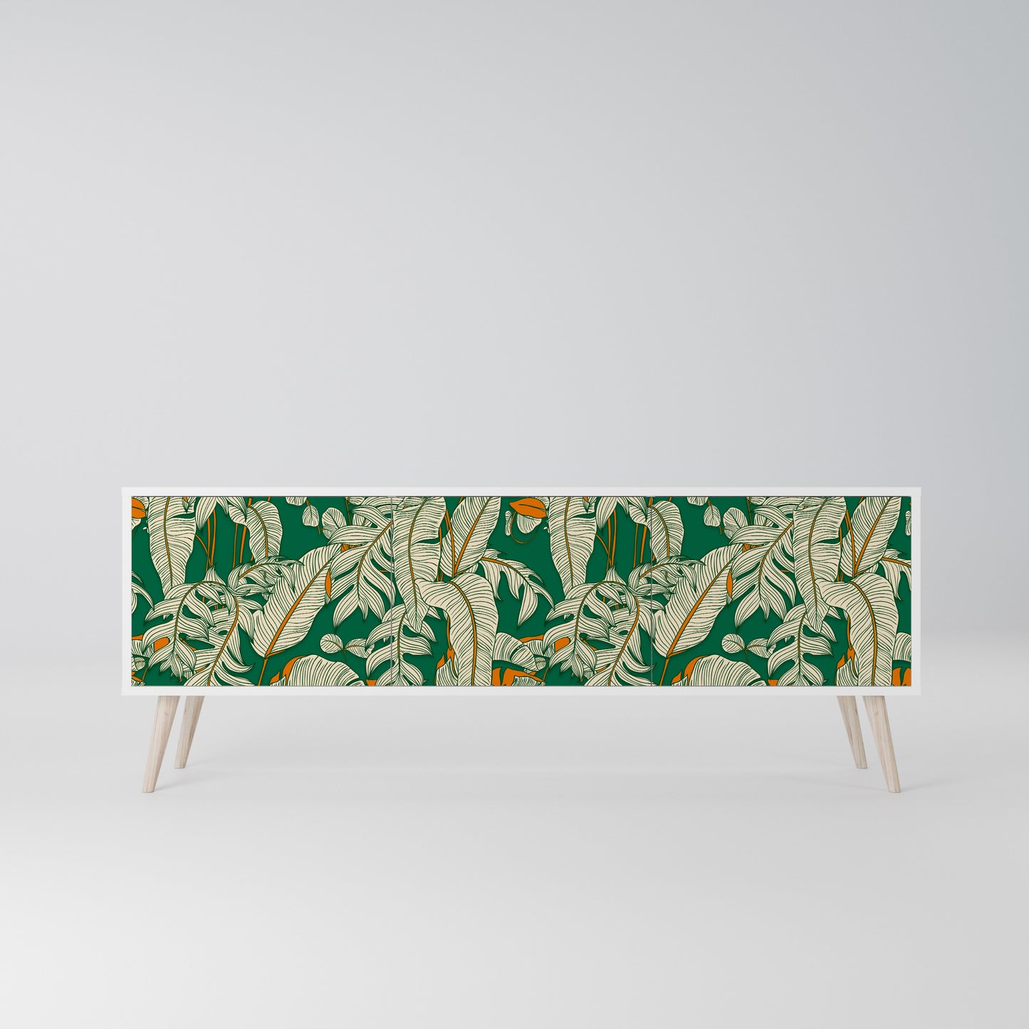 VERDANT PLEASURES Mobile TV a 3 Ante in Finitura Bianca