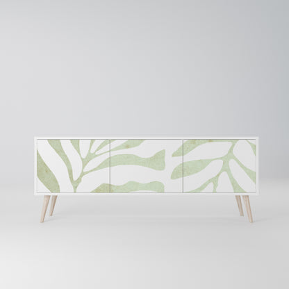 BOTANICAL SPARK Mobile TV a 3 Ante in Finitura Bianca