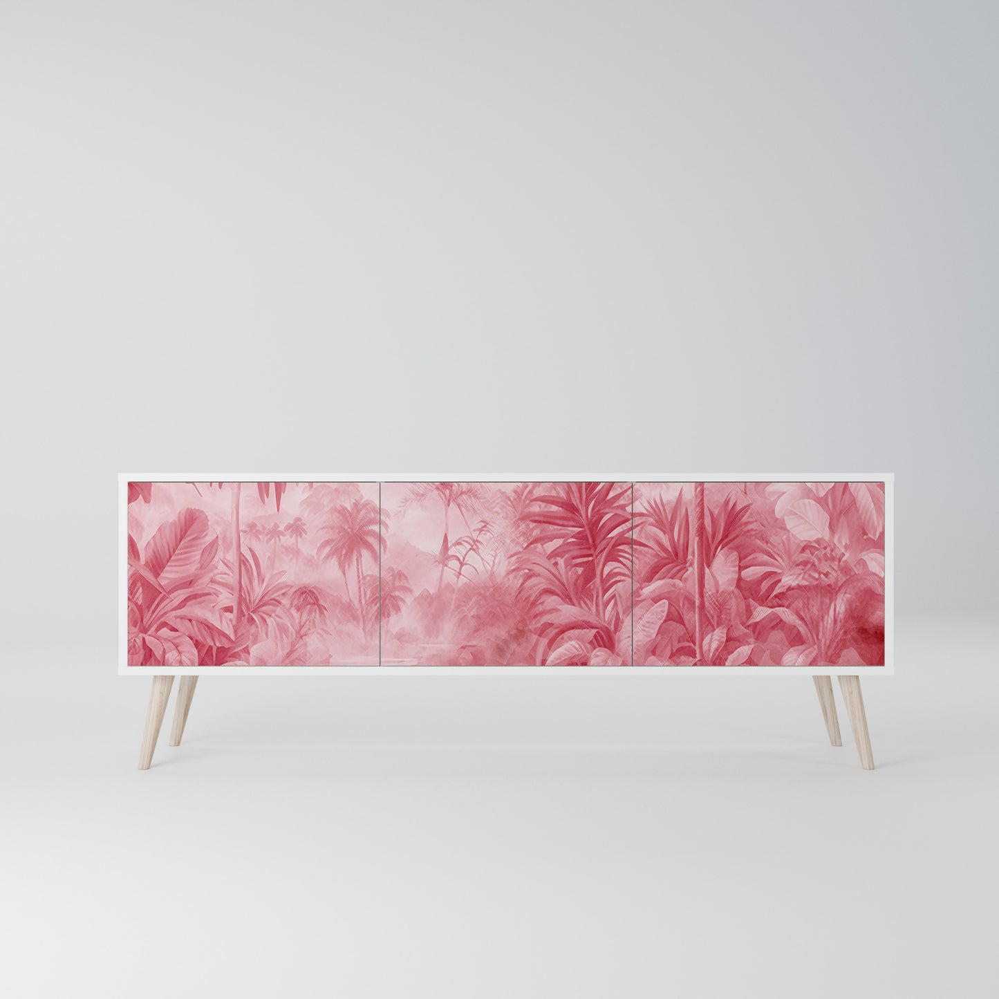 SWEET TROPICS Mobile TV a 3 Ante in Finitura Bianca