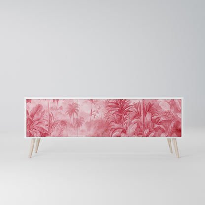 SWEET TROPICS Mobile TV a 3 Ante in Finitura Bianca