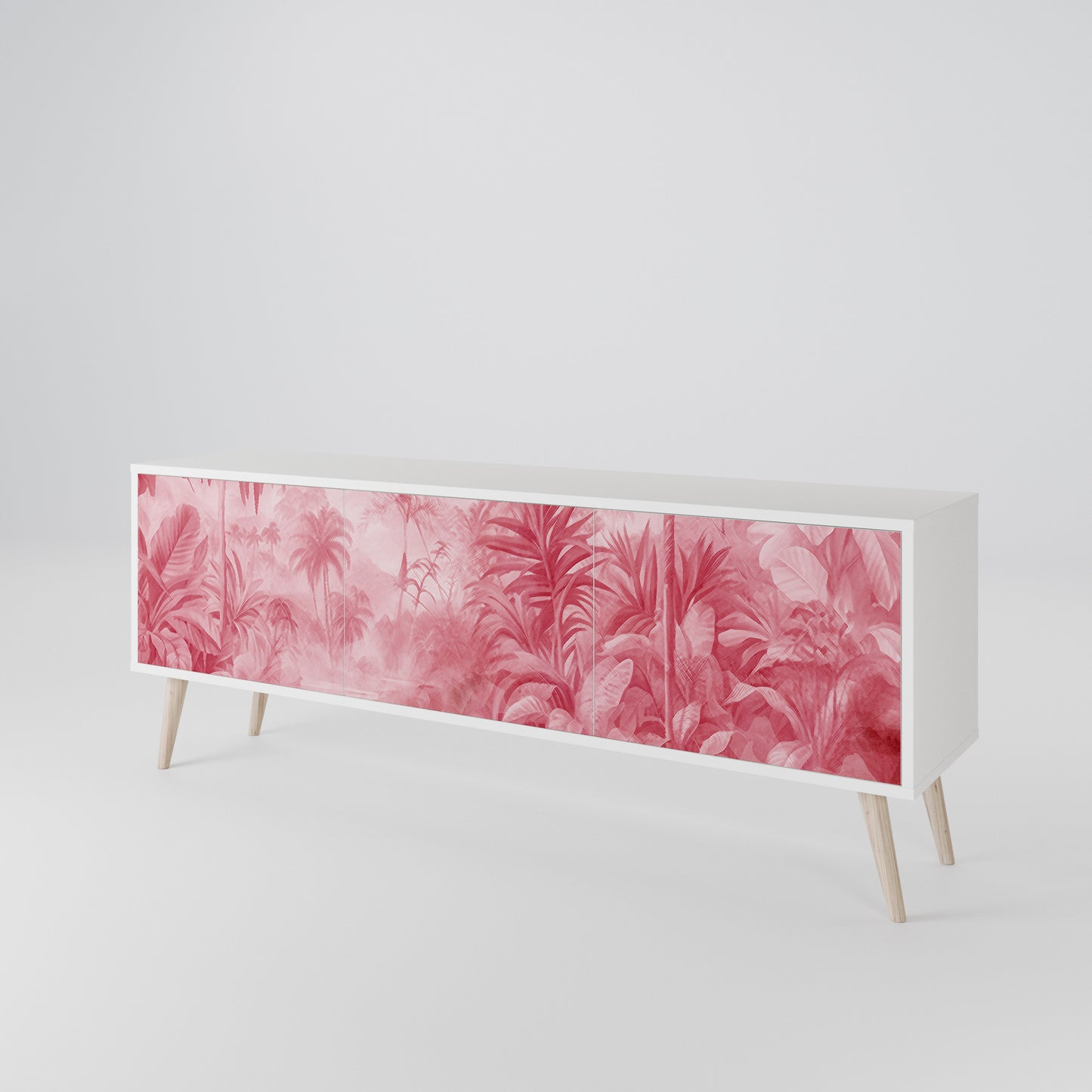 SWEET TROPICS Mobile TV a 3 Ante in Finitura Bianca