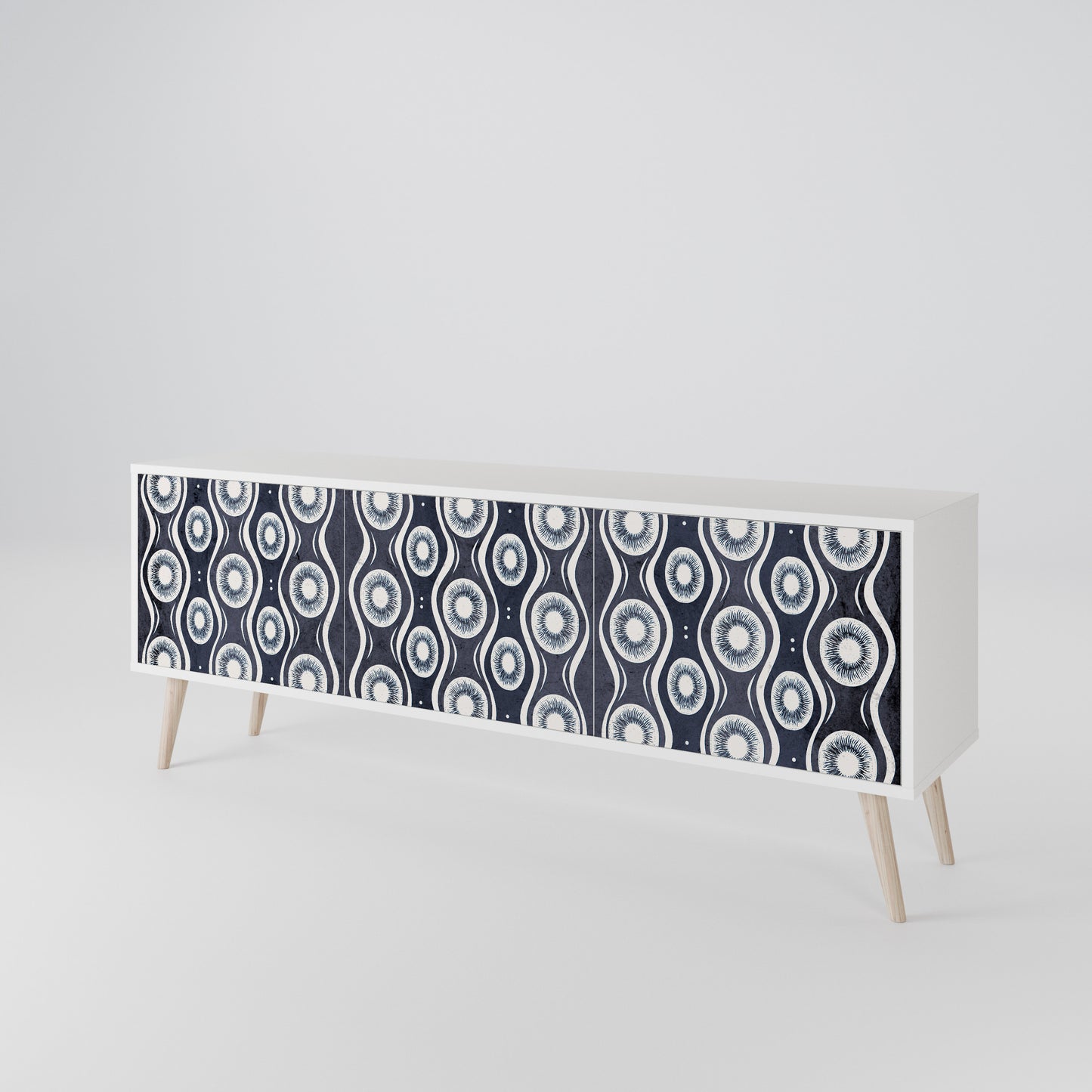 GRAPHITE EYES Mobile TV a 3 Ante in Finitura Bianca