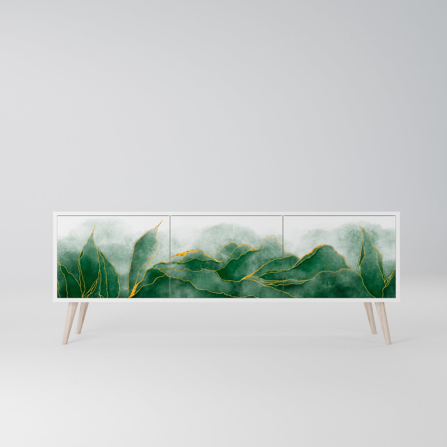 EXPENSIVE NATURE Mobile TV a 3 Ante in Finitura Bianca