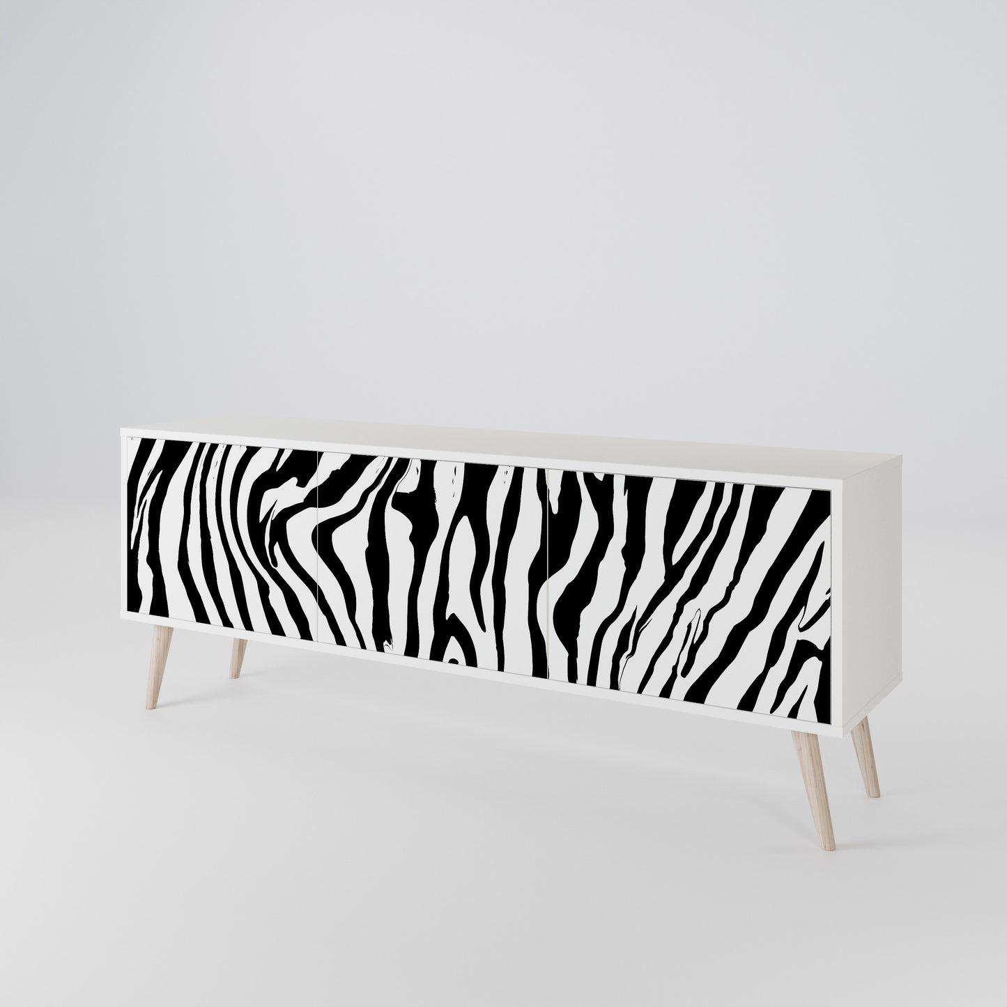 SPLENDID ZEBRA Mobile TV a 3 Ante in Finitura Bianca