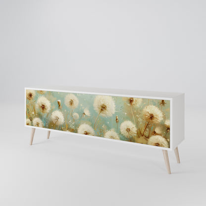 DREAMY MEADOW Mobile TV a 3 Ante in Finitura Bianca