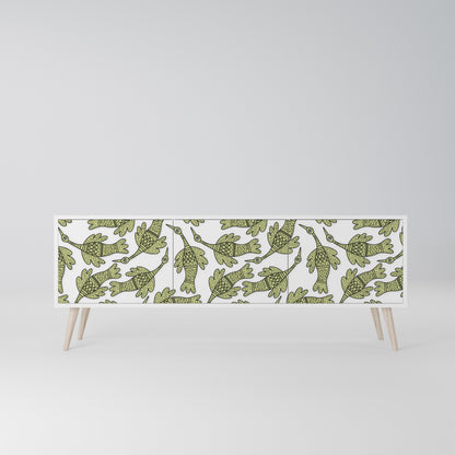 SEEDLING SONGBIRD Mobile TV a 3 Ante in Finitura Bianca