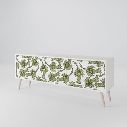 SEEDLING SONGBIRD Mobile TV a 3 Ante in Finitura Bianca