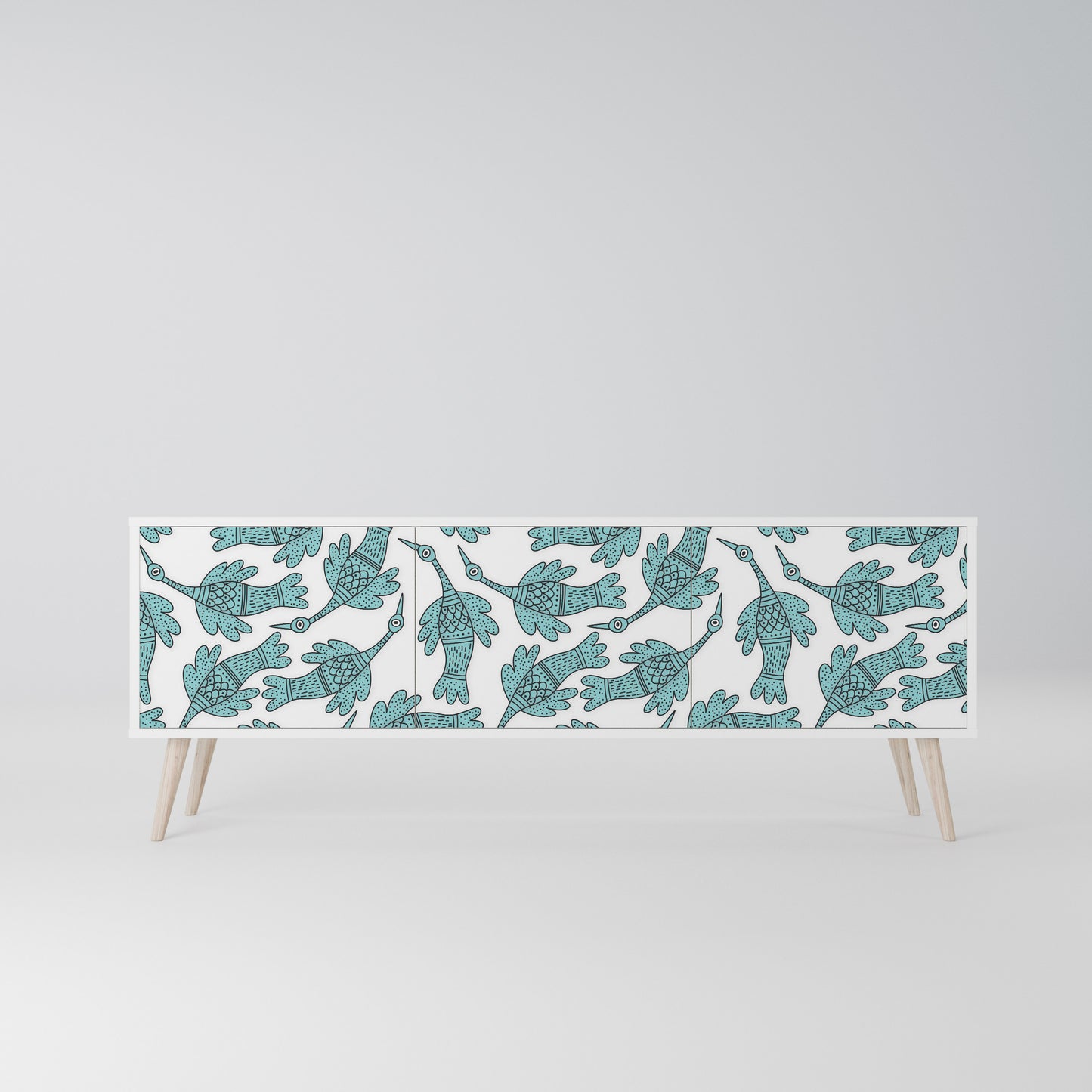 WATERSPOUT SONGIBIRD Mobile TV a 3 Ante in Finitura Bianca