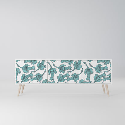 WATERSPOUT SONGIBIRD Mobile TV a 3 Ante in Finitura Bianca