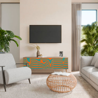 LINE COLLAPSE Mobile TV a 3 Ante in Effetto Rovere