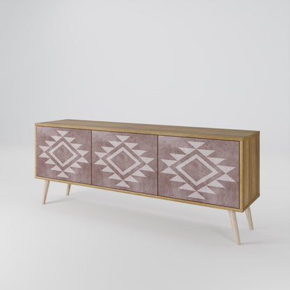 MARVEL MOSAIC Mobile TV a 3 Ante in Effetto Rovere