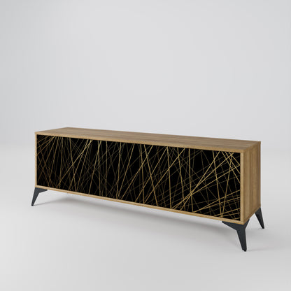 BRIGHT MESH Mobile TV a 3 ante in effetto rovere