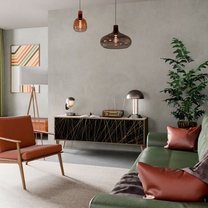 BRIGHT MESH Mobile TV a 3 Ante in Effetto Rovere