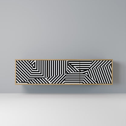 Mobile TV ILLUSIONARY LATTICE a 3 ante in effetto rovere